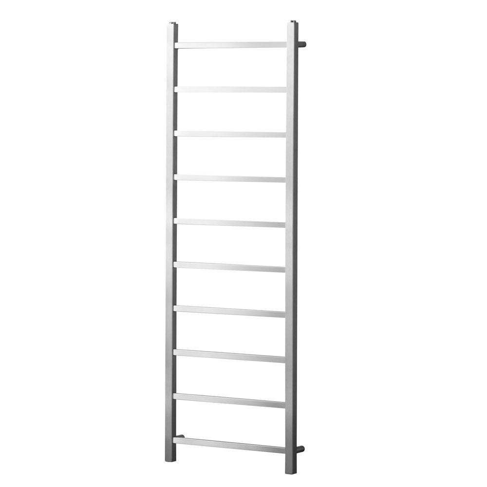 Tushingham Dry Electric Towel Rail - Brushed Stainless Steel