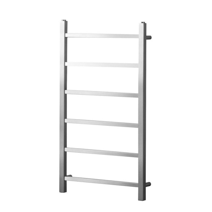Tushingham Dry Electric Towel Rail - Brushed Stainless Steel