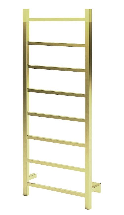 Tushingham Dry Electric Towel Rail - Polished Brass