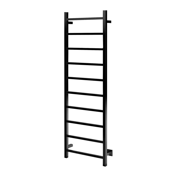 Tushingham Dry Electric Towel Rail -  Brushed Black Chrome
