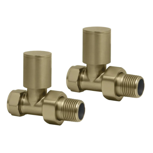 Straight Manual Valve Set- Round