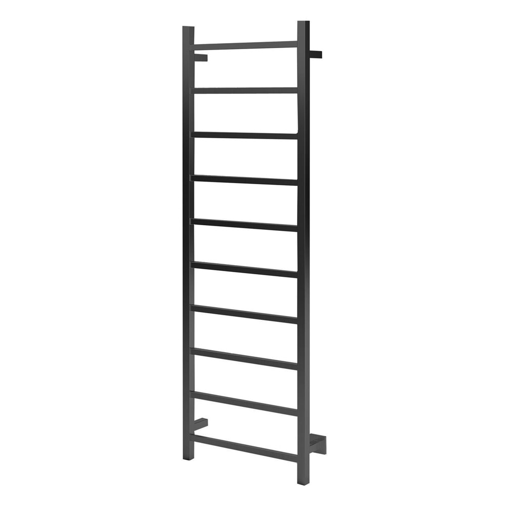 Tushingham Dry Electric Towel Rail -  Polished Black Chrome