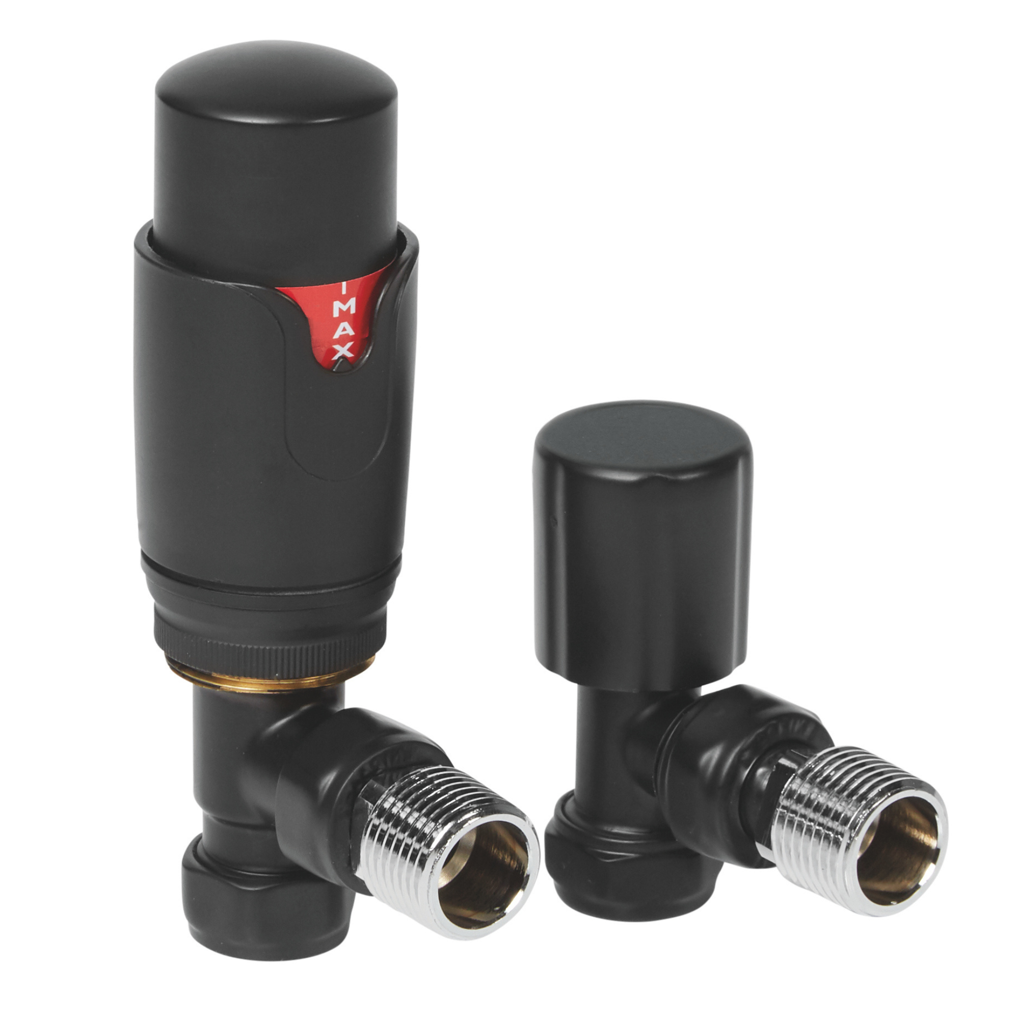 Angled TRV and lockshield Set
