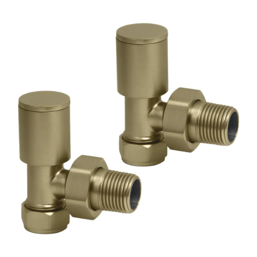Angled Manual Valve Set- Round