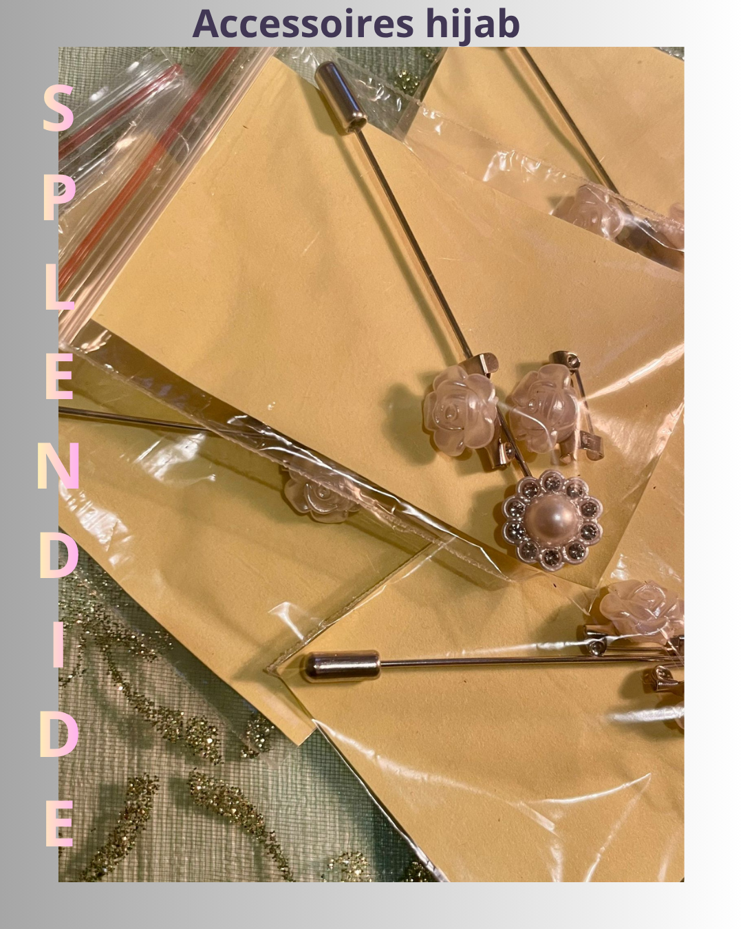 3 Broches de Hijab - Bella