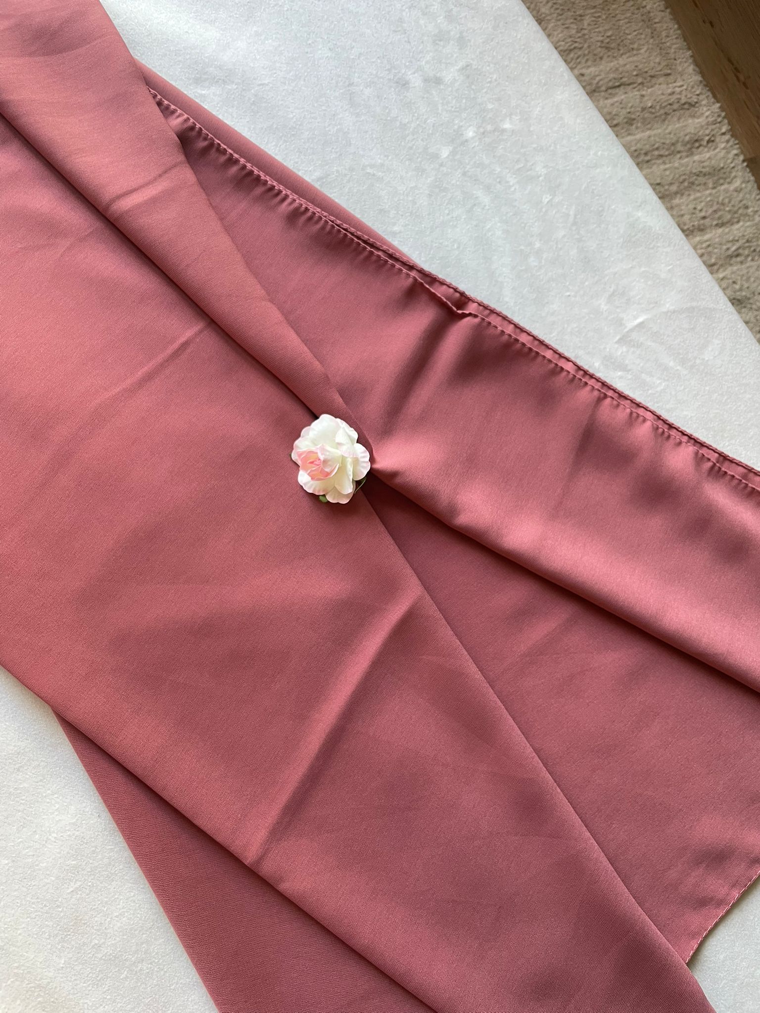 Hijab Soie de Médine - Rose Tendre