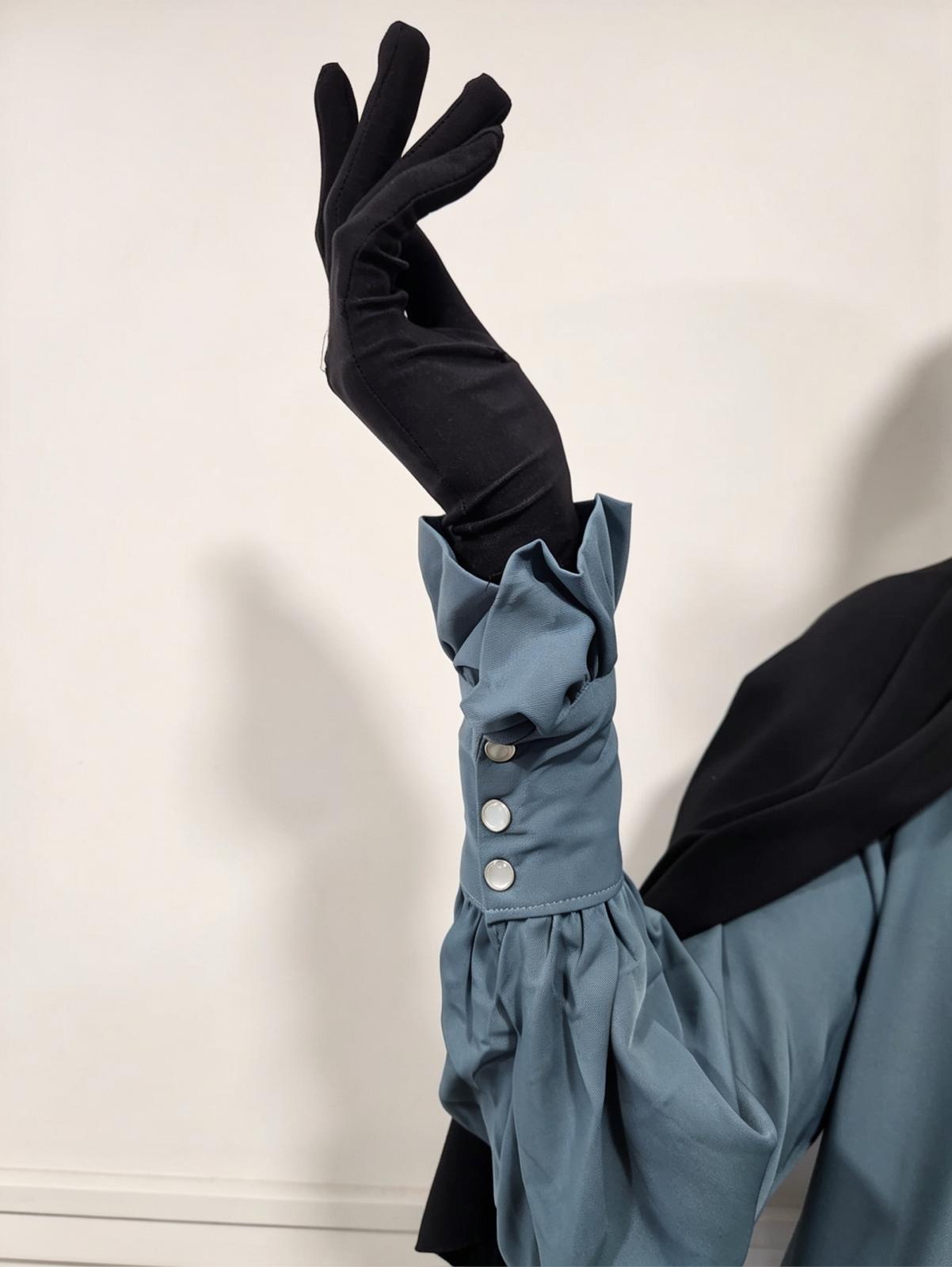 Abaya Bleu Charron
