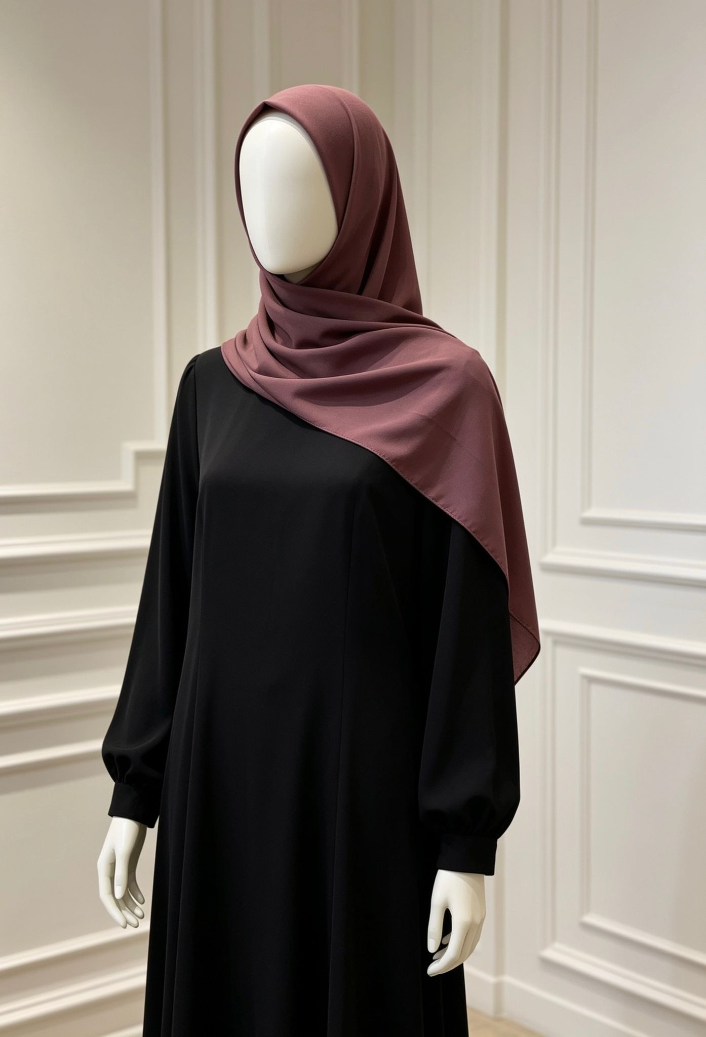 Hijab Soie de Médine - Rose Tendre