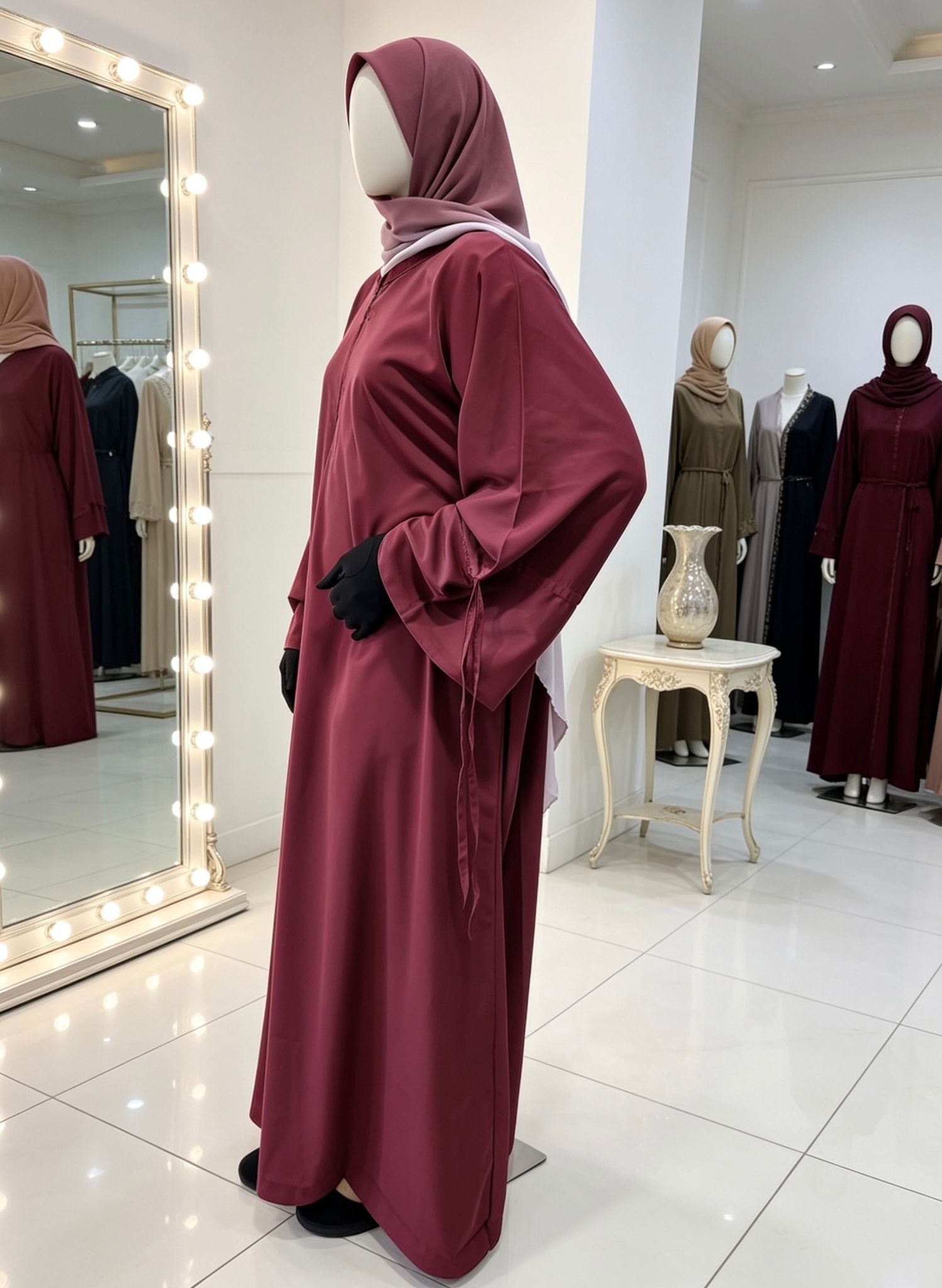 Abaya Camélia