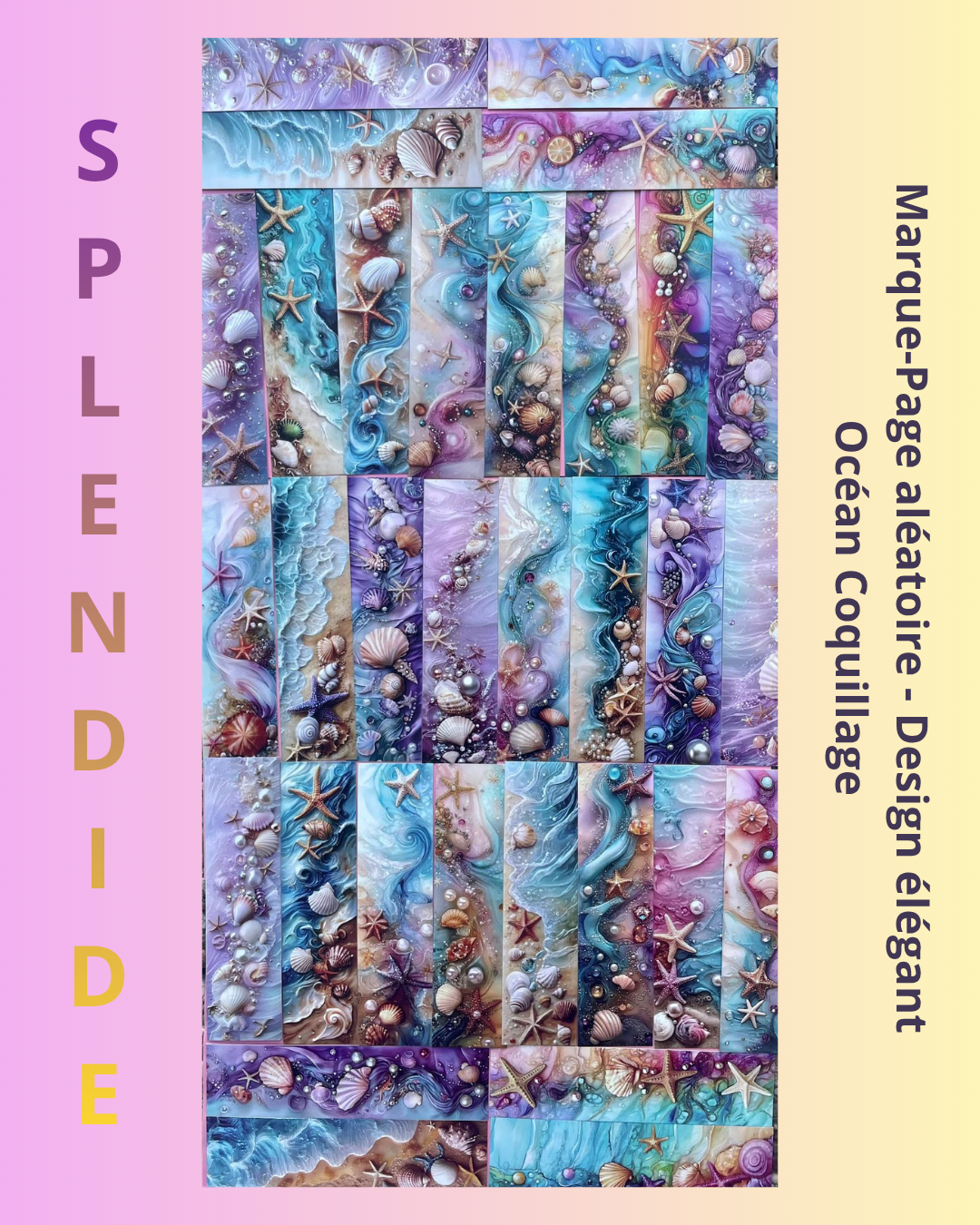 Marque-page Coquillage