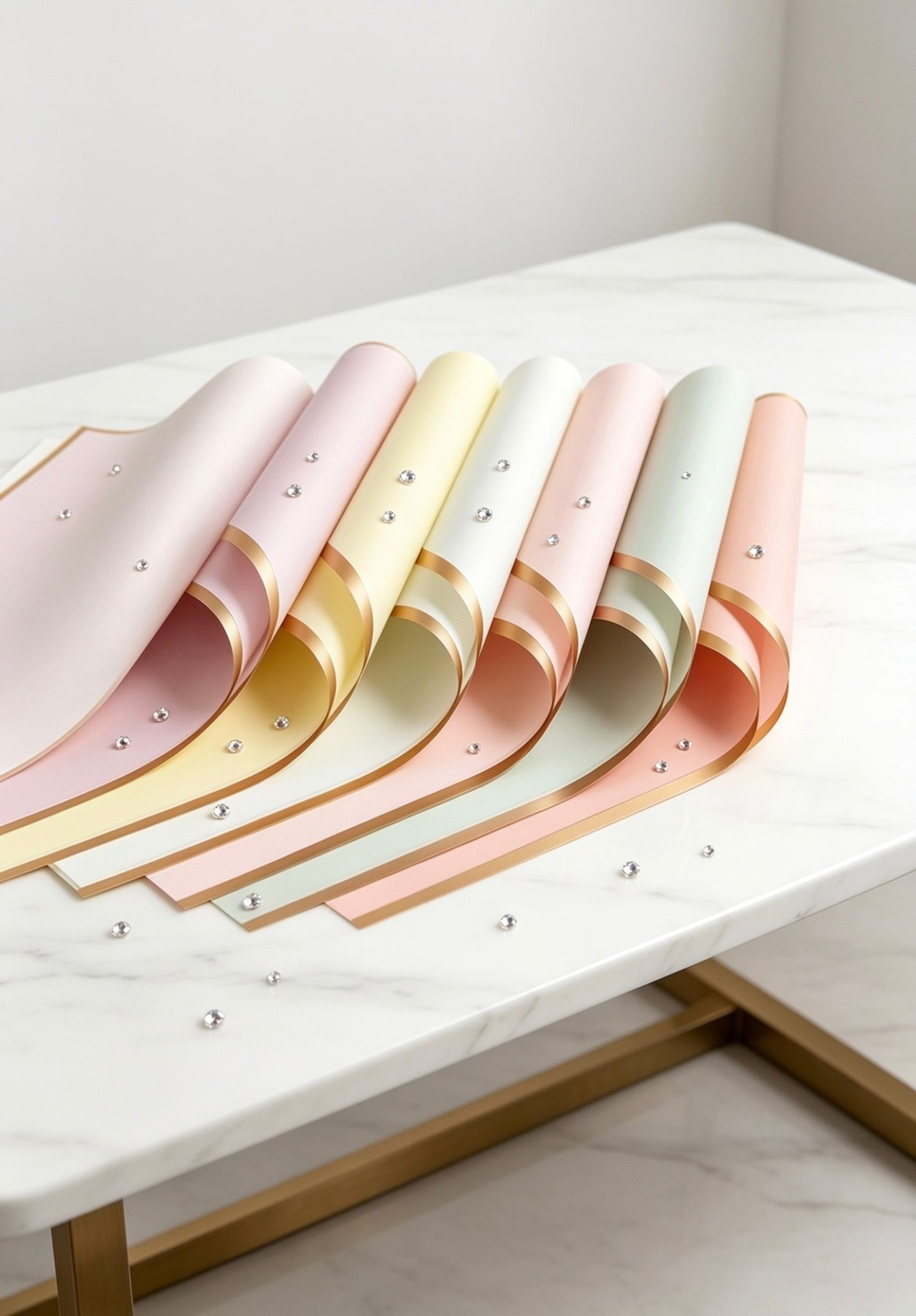 Papier de soie & nœud décoratif