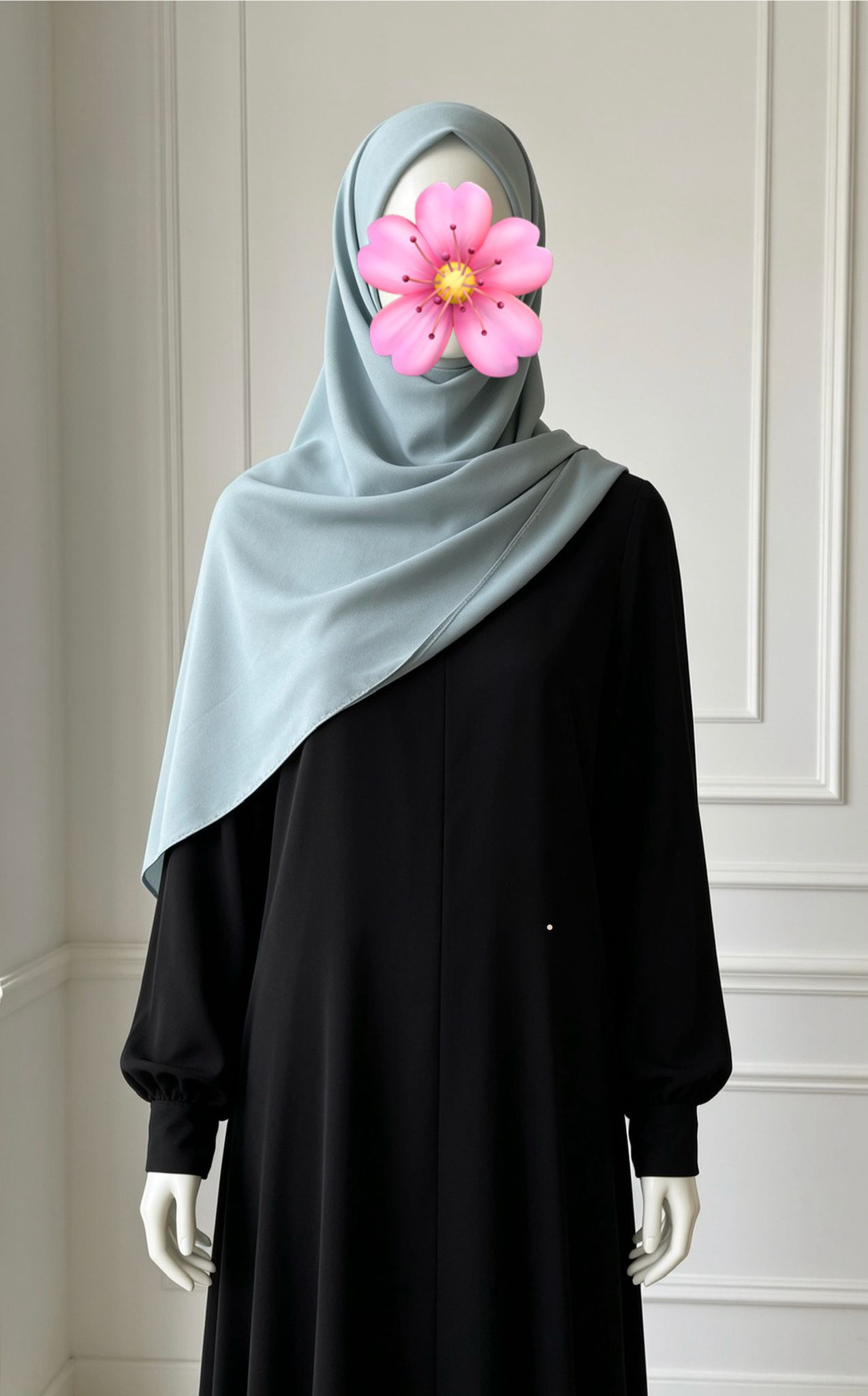 Hijab Soie de Médine - Vert Soyeux