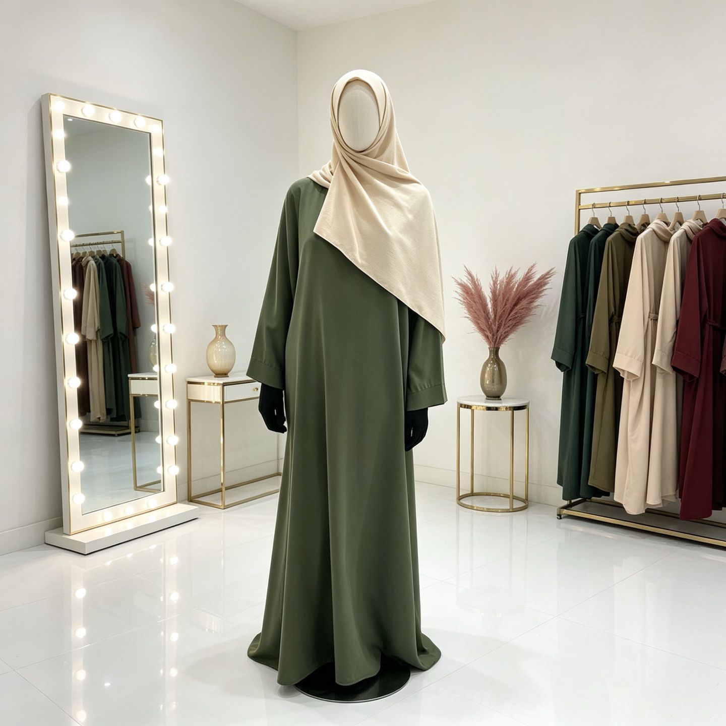  Abaya Lune - Soie de Médine