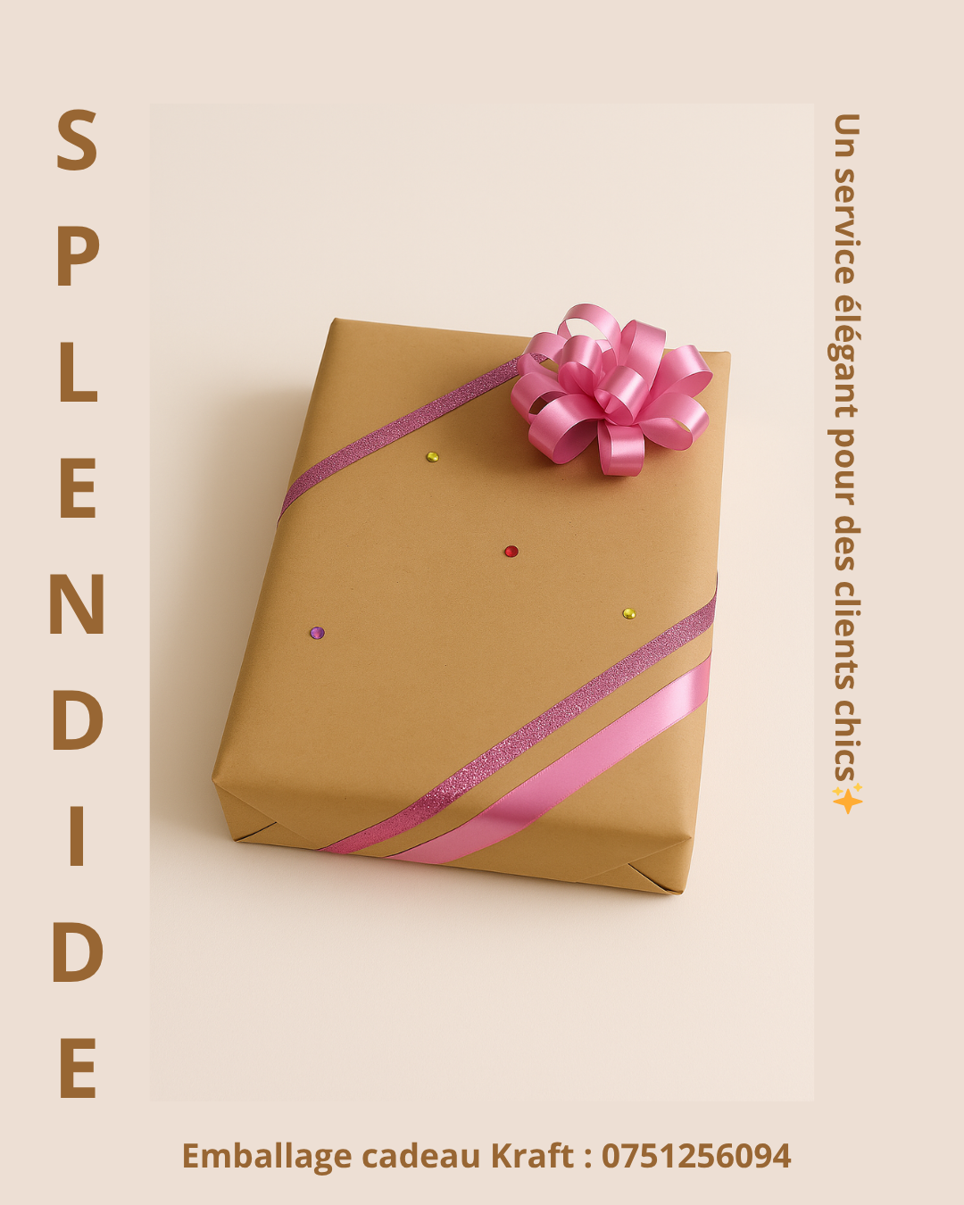 L’Art d’Offrir – Emballage Kraft