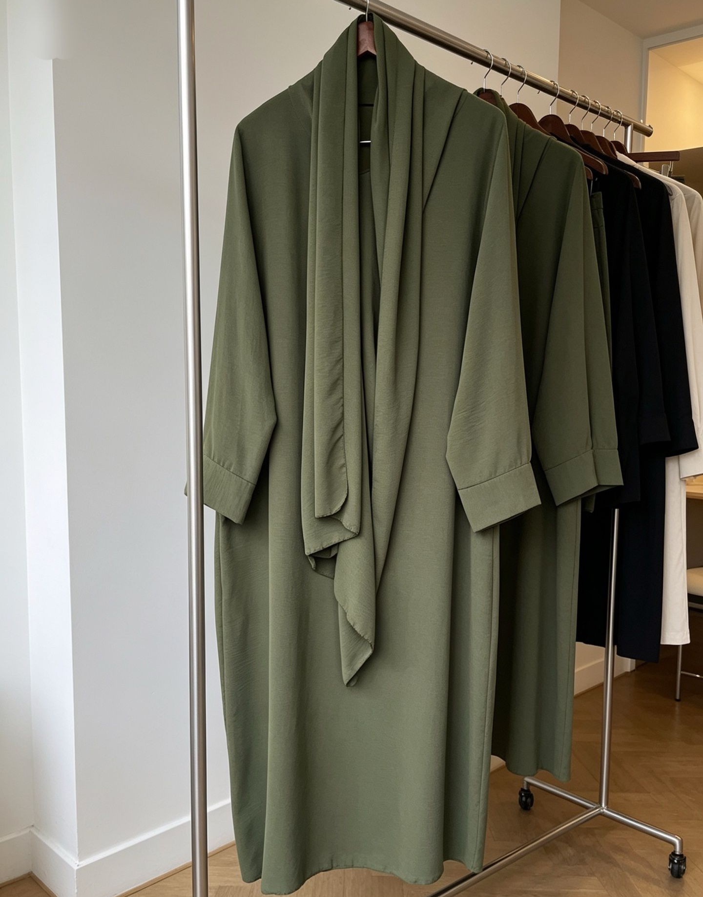 Abaya Voile Intégré