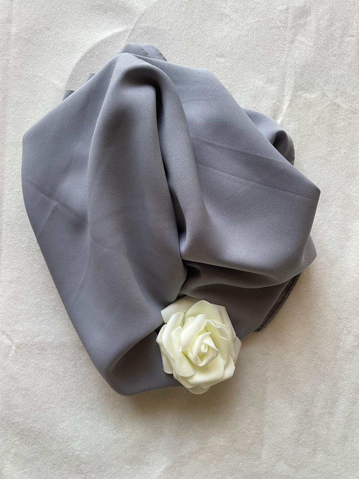 Hijab Soie de Médine - Gris Soft