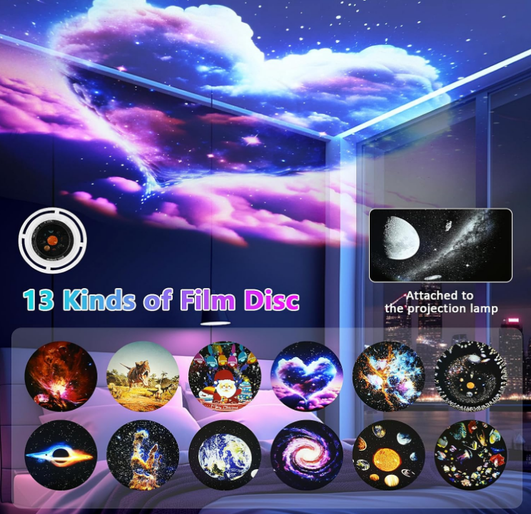Proyector de Cielo Estrellado – Planetario LED 13 en 1