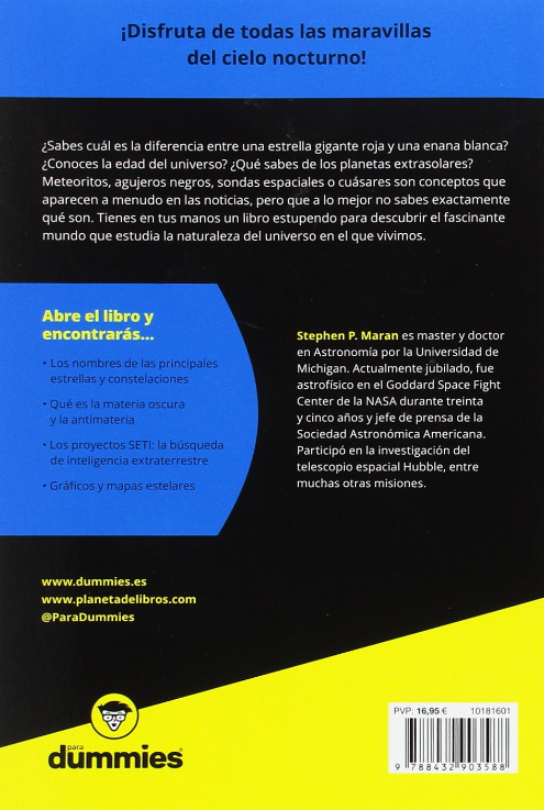 Libro Astronomía para Dummies