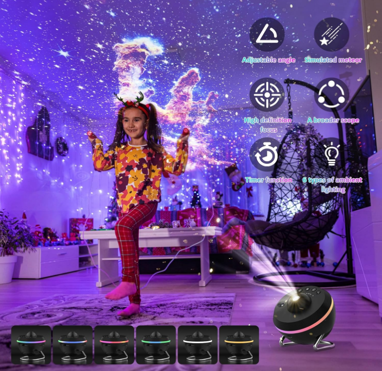 Proyector de Cielo Estrellado – Planetario LED 13 en 1