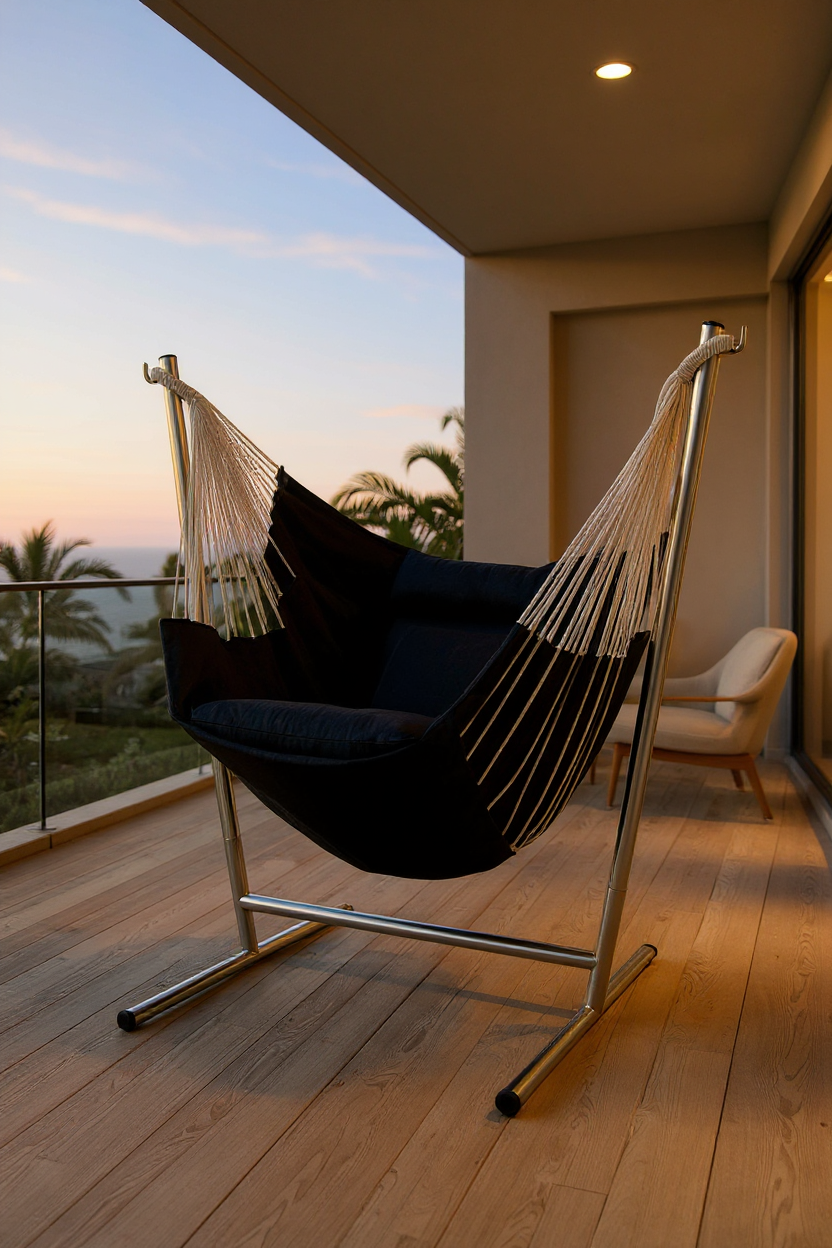 Denim Hammock Chair