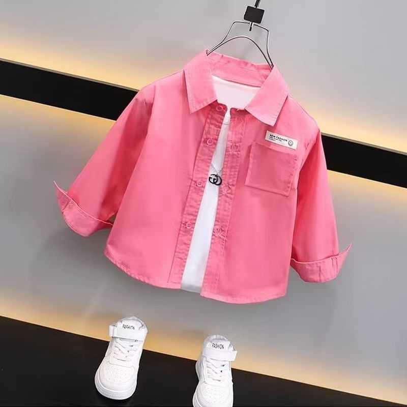 Pink Button-Up Shirt