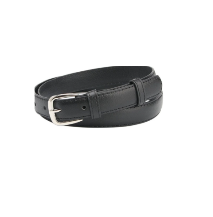 Teens Black Leather Belt