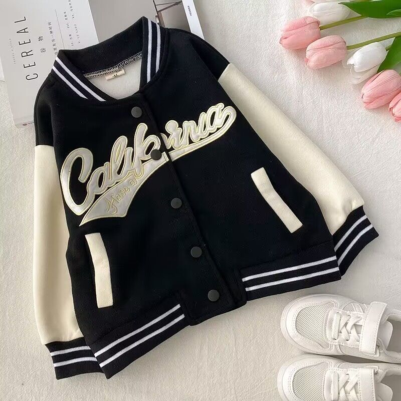 Black California Varsity Jacket