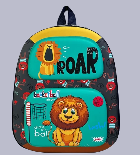 Kids' Lion Print Backpack Bag