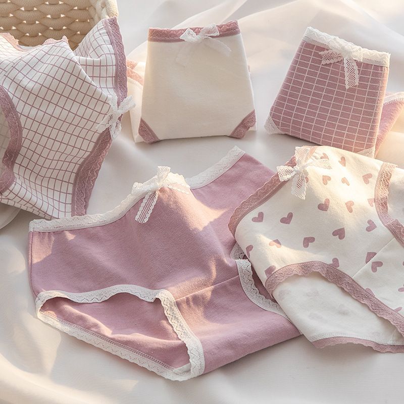 Girl's Cotton Underwear Set of 5
