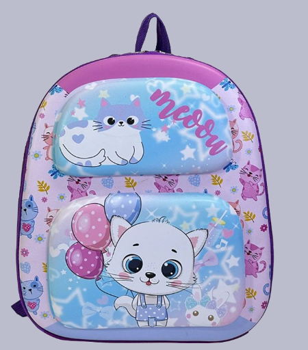 Kids Cartoon Cat Backpack
