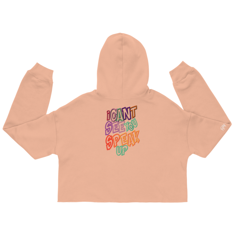 Crop Hoodie/colorful 