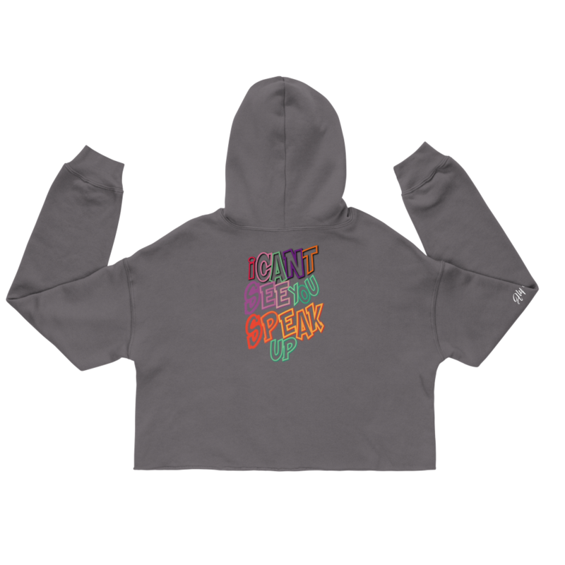 Crop Hoodie/colorful 