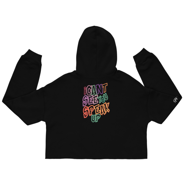 Crop Hoodie/colorful 