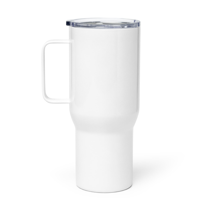 Travel mug with handle