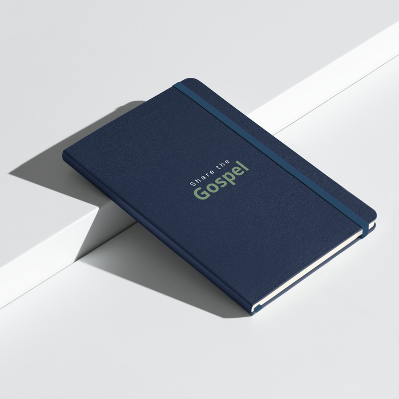 Hardcover bound notebook