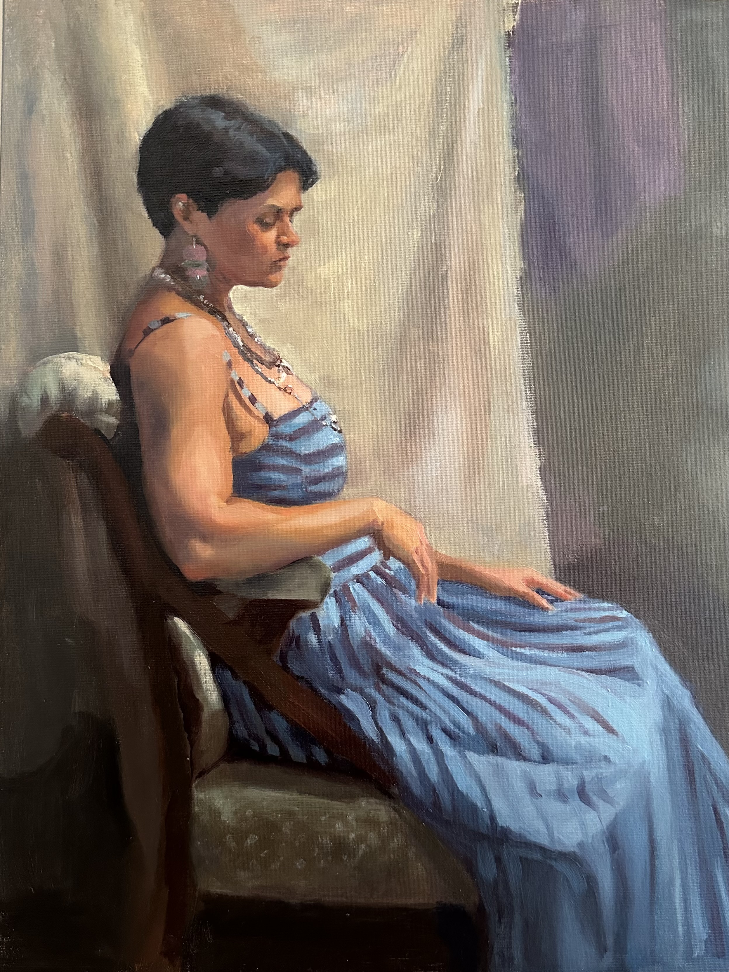 Lady in Blue