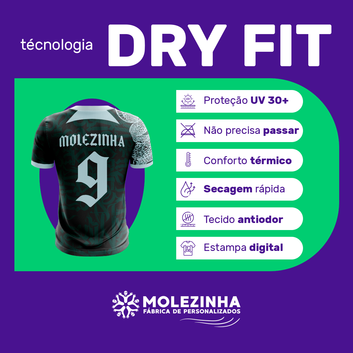 Camiseta Estampada com Cobra verde Interclasse 
