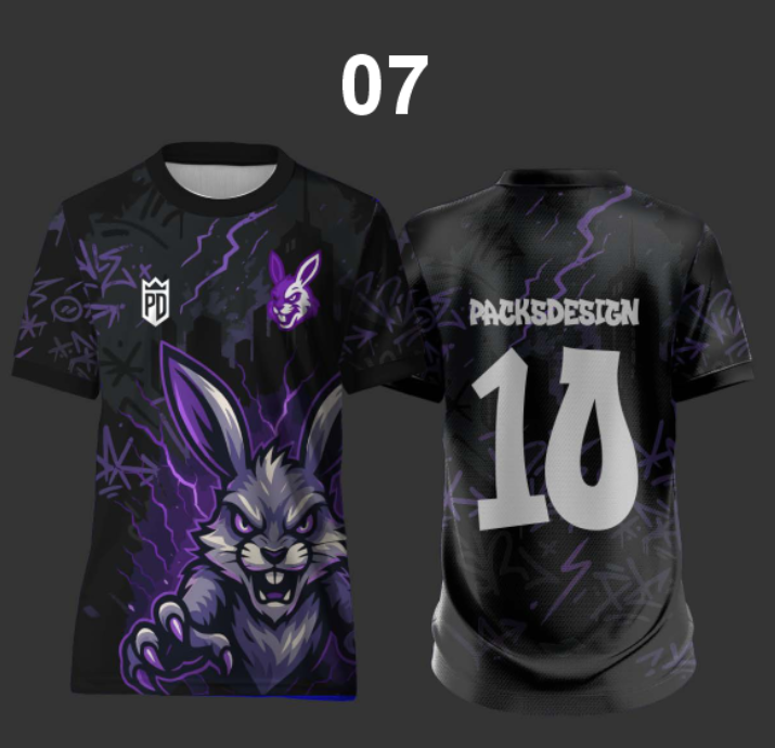 Camiseta personalizada de coelho Interclasse 