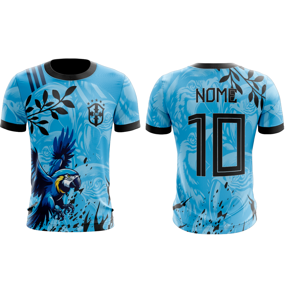 Camiseta Estampada com Arara azul Interclasse 
