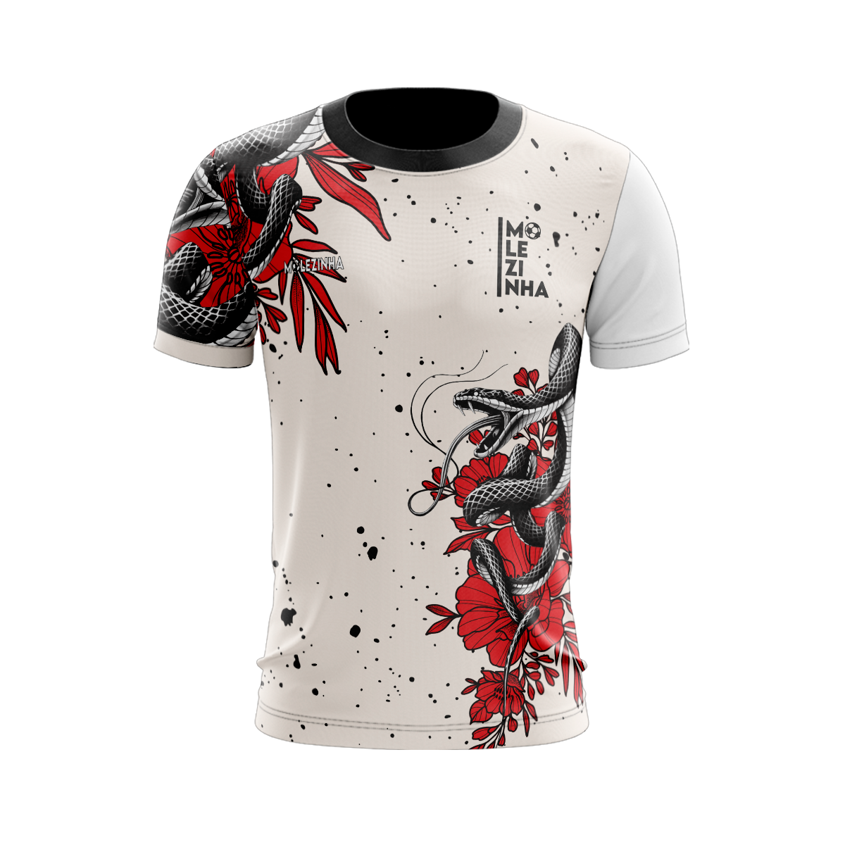 Camiseta Estampada com Cobra vermelha Interclasse 