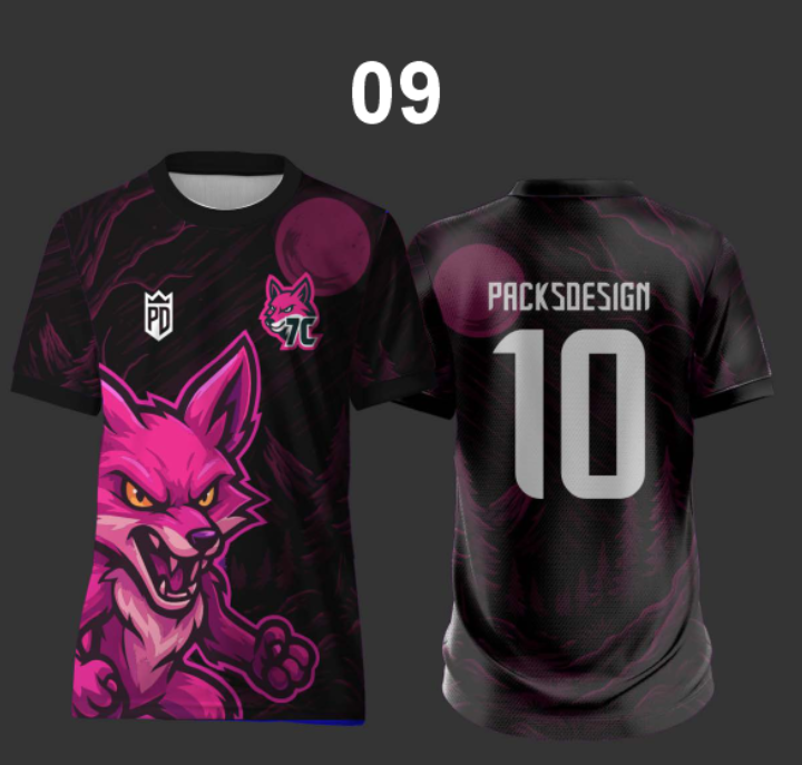 Camiseta Gamer Estampa Raposa Interclasse