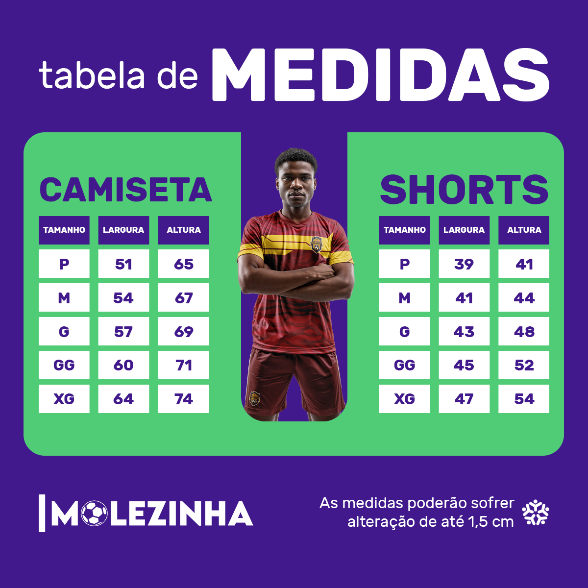 Uniforme de Futebol Roxo