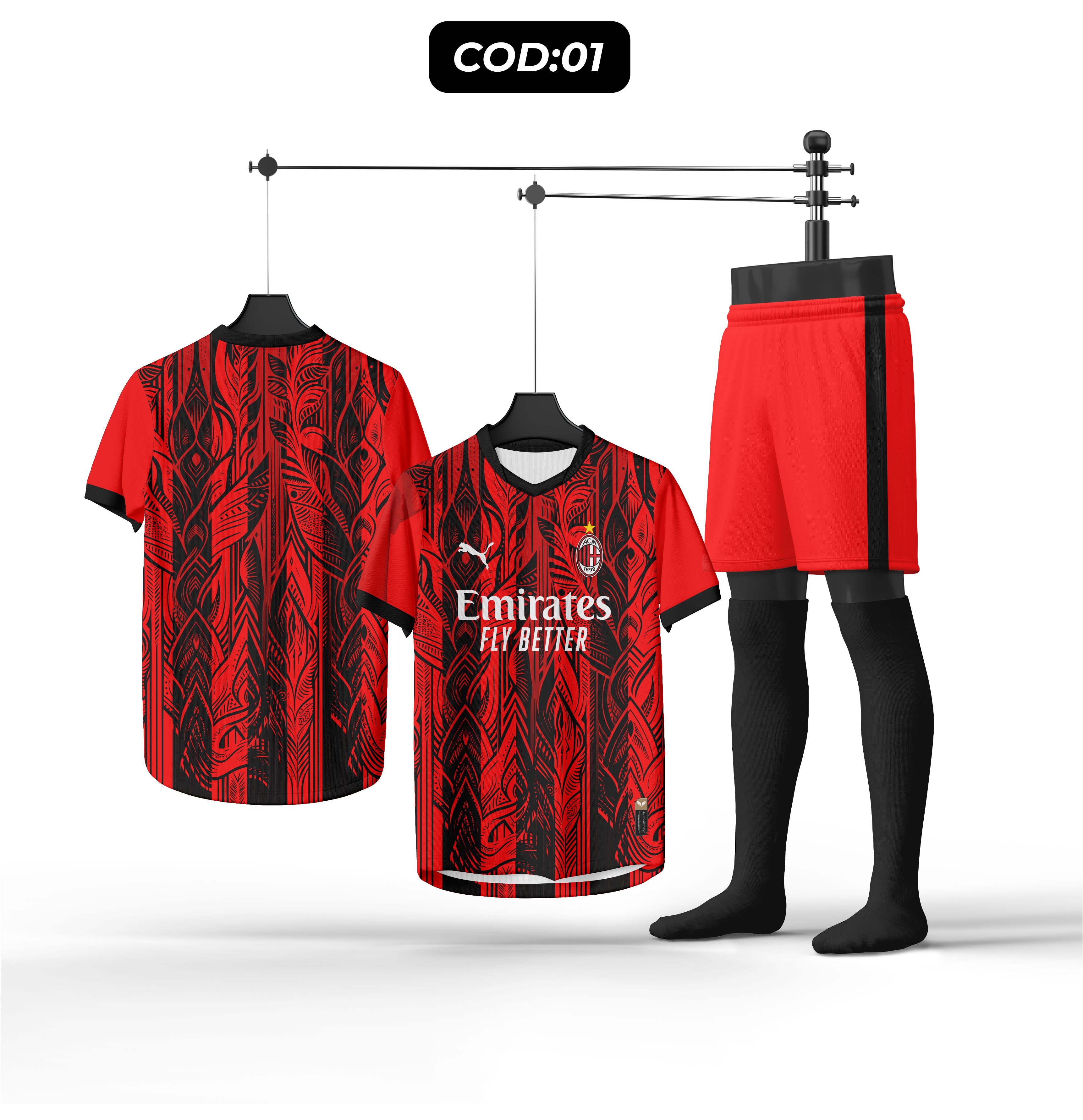 Conjunto de uniforme de futebol