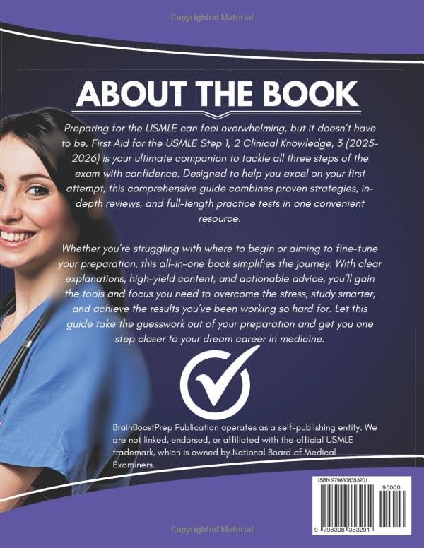 First Aid for the USMLE Step 1-2ck-3 2025-2026