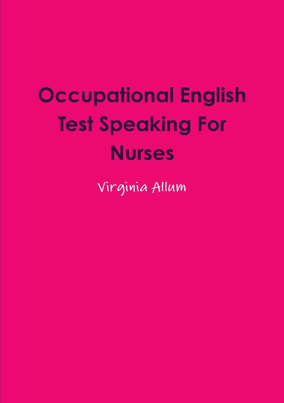 Occupational English Test Speaking For Nurses