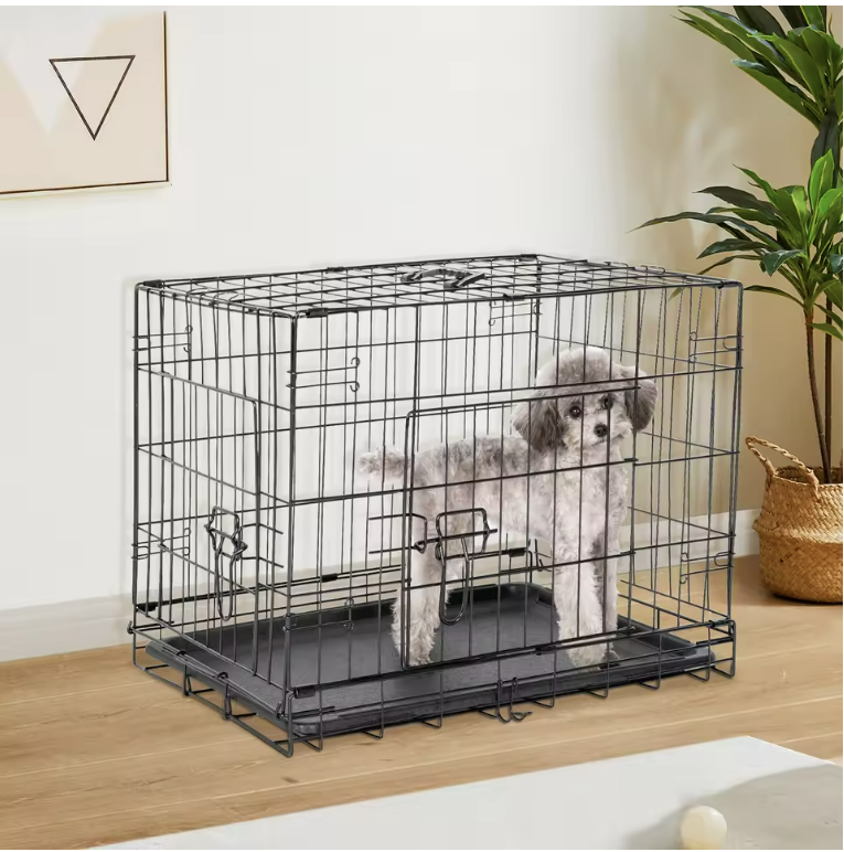 Foldable Metal Dog Crate