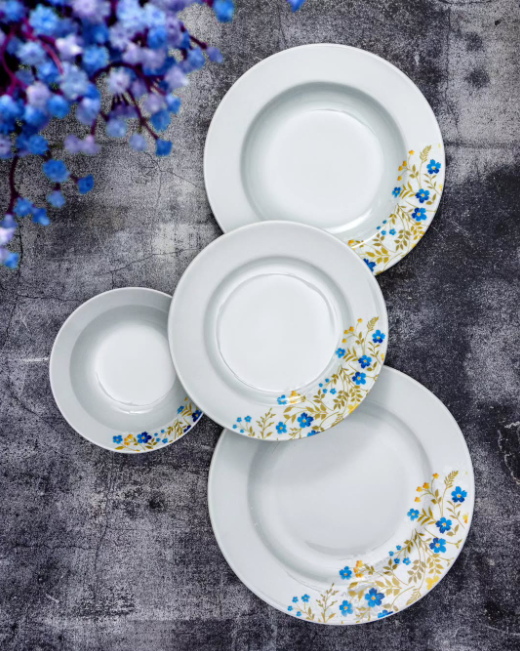 Floral Dinner Plate Set