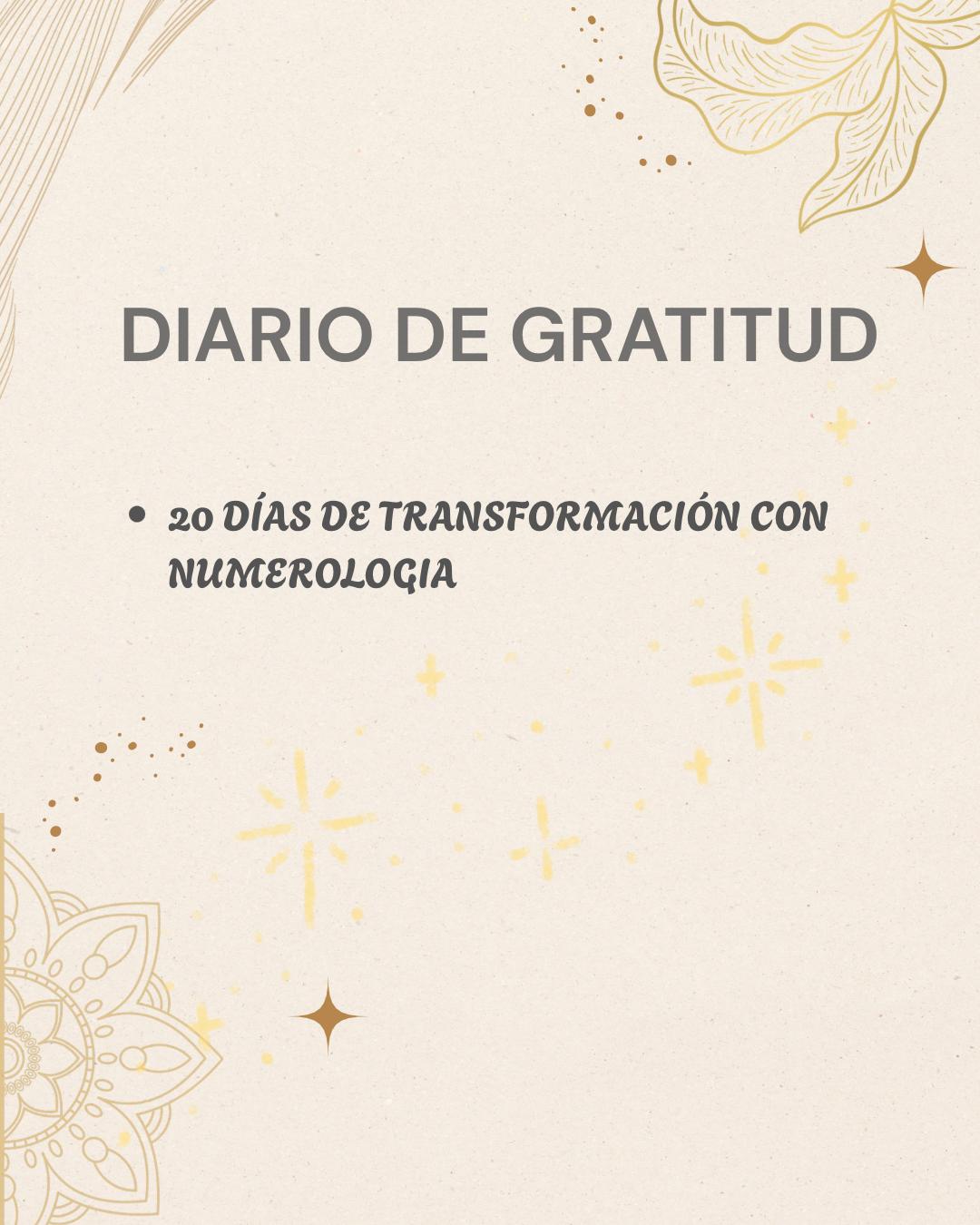 Diario de Gratitud
