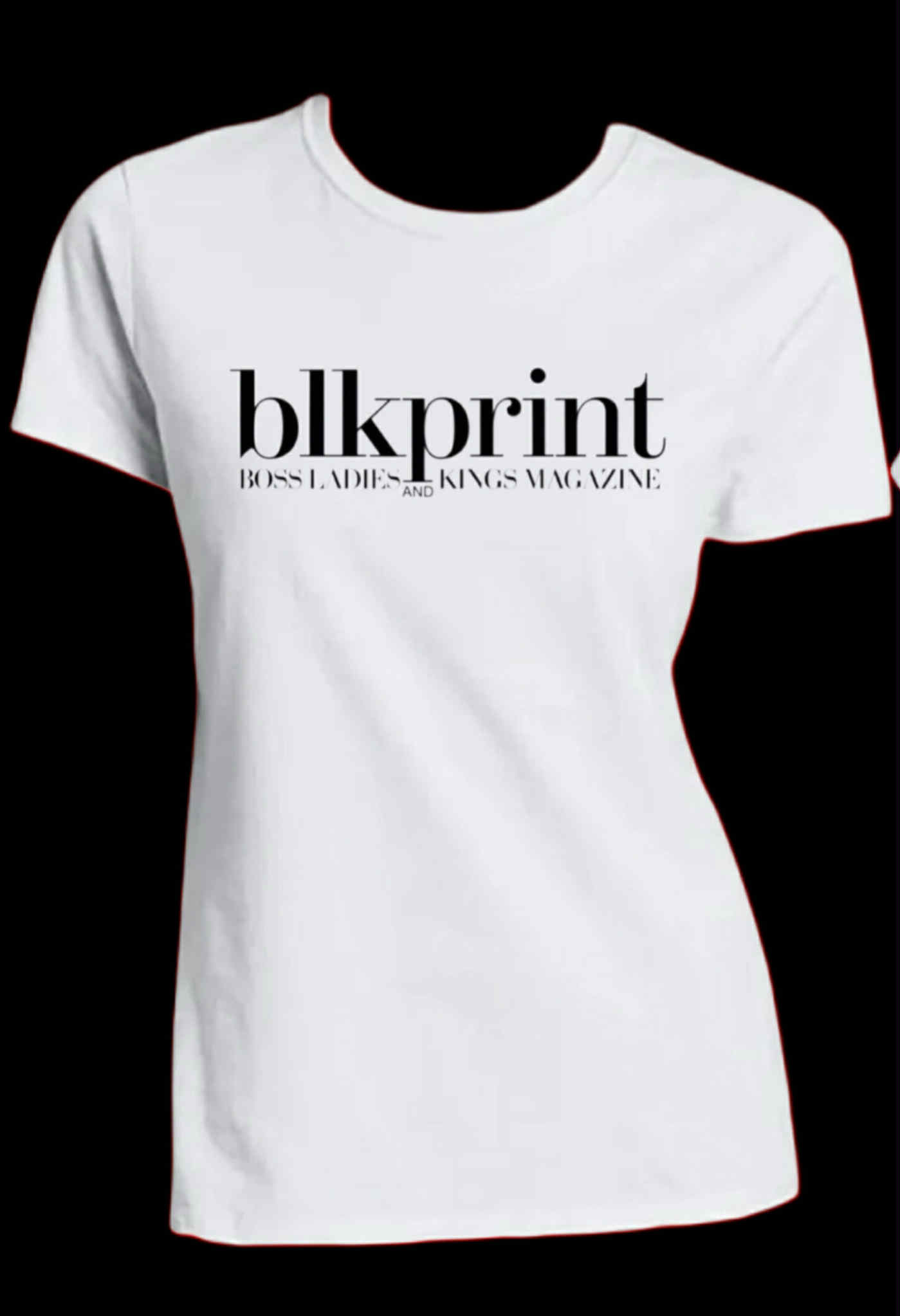BlkPrint Boss Ladies and Kings Magazine T-Shirt for Women