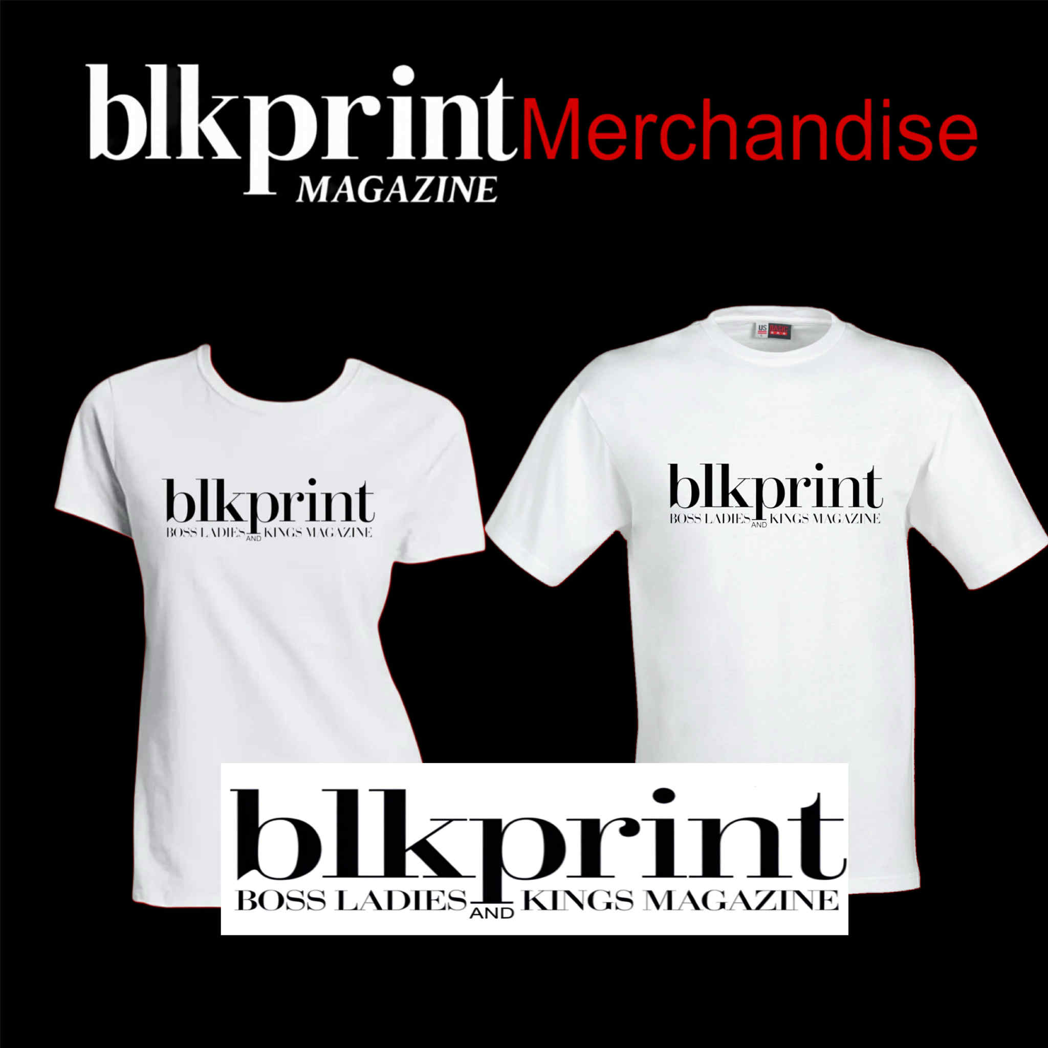 blkprint Magazine T-Shirt COUPLES COLLECTION